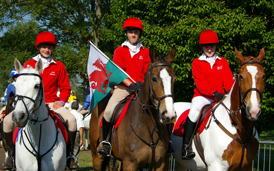 The Pony Club Tetrathlon Royal Windsor competition